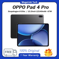 OPPO Pad 4 Pro / Snapdragon 8 Elite  / 13.2inch 144Hz 12140mAh  67W /Fast Charing  OPPO Pad