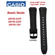 Genuine Casio AW-81 Replacement Parts - BAND/RESIN