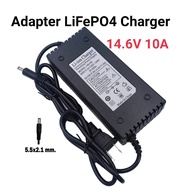 14.6V-10A Adapter Charger LiFePO4 สายชาร์จแบตเตอรี่ลิเธียม มีไฟ LED แสดงสถานะ