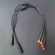 26awg 6mm M6 2 3 Pin 1 female to 2 male Splitter Julet Electric bicycle ebike Cable Connector waterp