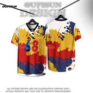 2025 68th Independence Day T Shirt Full Sublimation Quick Dry Jersey Oversized Streetwear 68th Baju 