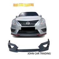 Ready Stock Nissan Almera 2015 Pu Nismo Front Skirt Bodykit Almera Skirt Depan Front Lip Pu Material