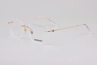 ［Project嚴選] 「Montblanc萬寶龍」 MB0075O簡約質感無框設計/無邊商務型光學眼鏡/男女鏡框