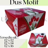 100lbr Dus Kotak Box Snack Kue Polos 12X12 12X14 12X16 Kardus Putih
