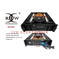 POWER AMPLIFIER RDW ND18PRO / ND 18PRO/ND 18PRO 4CH 1800 WATT