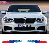 2pcs M Performance Sticker CS Racing Car Front Bumper Decal For BMW M2 F87 M3 F80 G80 M4 F82 M5 F90 