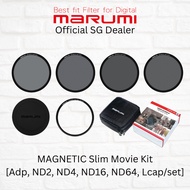 Marumi Magnetic Slim Movie Kit (Lens Cap, ND2, ND4, ND8, ND16, Lens Protect Adapter) 67mm 77mm 82mm 