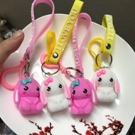 Wholesale of 10 keychains with the word I Love You