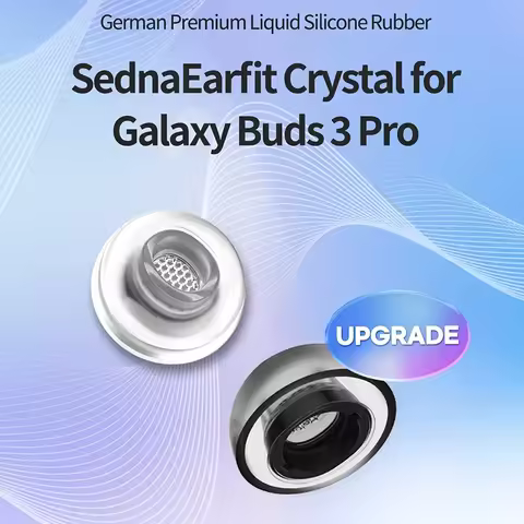 AZLA SednaEarfit Crystal Eartips for Samsung Galaxy Buds3 Pro Liquid Silicone Earbuds LSR Anti-aller