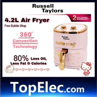 4.2L RUSSELL TAYLORs x Hello Kitty Air Fryer Z1-HK HADIAH PINK GIRL LADIES PRESENT TOPELEC LADY RUSEL RUSSEL TAYLOR