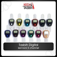 Tasbih Digital 5 Channel Led Lock