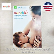 Munchkin® Flow Nipple Shield+With See-Thru Channel Size L 24 mm จุกนมซิลิโคน