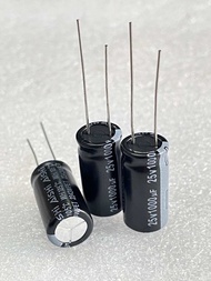 (แพ็ค1ตัว5ตัว) C 1000UF 25V คาปาซิเตอร์ แบรนด์ Aishi สินค้าผลิตใหม่ๆอายุการใช้งานยาวนาน ทนร้อนสูง105