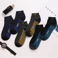 Qstar Recycled Cotton Styled Sport Ankle Socks Stokin Pendek Sukan Lelaki Kain Bernafas