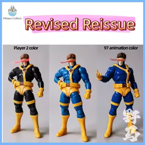 Mustang Toyz MT01 Cyclops Scott Summers Marvel Movable X-Men 1/12 Action Figures Revised Reprint Ani