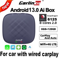 CarlinKit CarPlay Ai Box PLUS Android 13 8G+128G Wireless Android Auto CarPlay Adapter Qualcomm 6125