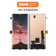 HFIX Lcd for Gogle Pixel 6 Pro (6.7-Inch G8VOU / GLOUG) Fullset Toucshecreen Finger On Black Frame