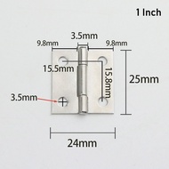 BUSH 1Pcs 1/1.5/2/2.5/3นิ้ว บานพับประตูบานพับ อุปกรณ์เสริมหน้าต่าง 201สแตนเลสสตีล ฮาร์ดแวร์เฟอร์นิเจ