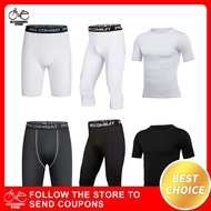 Men's Compression Base Layer Tight Shorts Cycling TrousersTrack Basketball Shorts Compression Shirts