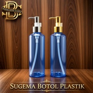 250ml Br Pump Bottle Br 250ml Bottle/ with Luxury Gold Clip Lock Pump Cap | Silver Silver Silver