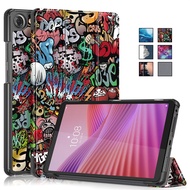 For Lenovo Tab One 8.7 Case TB305FU TB305XU Fashion Paint Smart Magnetic Leather Cover For Lenovo K9