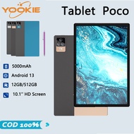 Yookie Poco Ultra 10.1inch 12GB+512GB sale original big sale 2024 for Kids Samsung tablet android ta