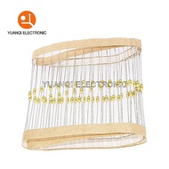 100pcs 1/8W Carbon Film Resistor 5% 0.125W 0-1M 10 22 47 100 150 330 270 470 510 1K 4.3K 4.7K 7.5K 1