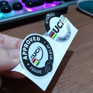 Uci sticker SET unofficial Contents Of A Pair