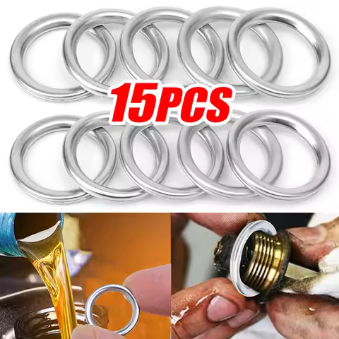 Car Oil Drain Plug Gaskets 14mm Iron Engine Crush Washers Seals Rings Replacement Parts N0138157 for