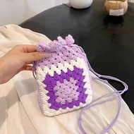 手工編織手機袋