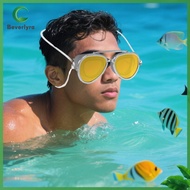 Bv✿  Full-View Adjustable Retro Goggles Pool Goggles Swimming Goggle for Unisex Adult