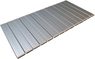 Topre M14 Folding Bathtub Lid, Antibacterial, Ag+, Metallic Gray, 27.6 x 54.9 inches (70 x 139 cm), 