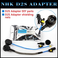 2Pcs Lampholder Adapter Cable Socket Connector Converter for Xenon HID Bulb D2S/D4S Ballasts