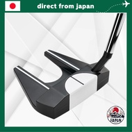 Odyssey Ai-DUAL 1/2-BALL Putter – Advanced Alignment Mallet with Forward Roll Insert, JAILBIRD #7 Sh
