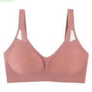 Plus Size Bra Seamless Full Cup 70F-100E Large Breasts Show Small Anti-Shock Anti-Sagging No Steel R