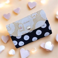 可愛比熊拼接中短夾