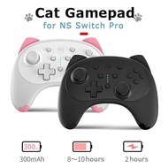 Cute Cat Gamepad For Nintendo Switch Pro NS Switch Lite Wireless Controller Handle Gaming Pad