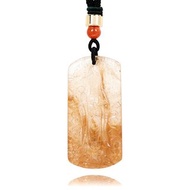 【正佳珠寶】銅鈦晶 頂級金銅鈦 觀世音菩薩 27.5g 銅鈦晶吊墜