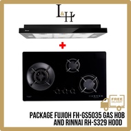 [BUNDLE] Fujioh FH-GS5035/SVSS/SVGL Hob and Rinnai RH-S329 Hood