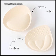 [FF] 1 Pair Latex Chest Pad Breathable Bra Pads Inserts Removable Women's Sports Cups Bra Pads Or Sw