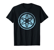 Blue Retro Cosmos ATOM Crypto Digital Coin T-Shirt