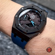 G-Shock Custom Mercedes Benz Black Steel Blue Rubber Edition