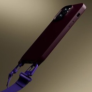 XOUXOU / FARBE掛繩款手機殼-勃根地紫Burgundy