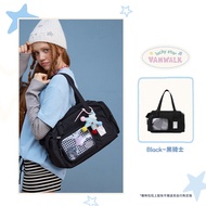 กระเป๋าสะพายข้างเดี่ยวขนาดใหญ่ Vanwalk Lucky Star กระเป๋าเดินทางแบบสะพายไหล่ข้างเดียวสำหรับผู้หญิง ก