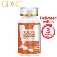 GDME probiotics for aldult Regulate intestinal tract and relieve constipation for men-women 120 billion 60 capsules