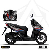 Tem Rời Xe Vario 160 2023 Phong Cách | VAR160-22 | Team Decal Hình Dán Xe Máy Chống Nước Chống Xước