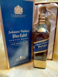 舊裝johnnie walker blue label scotch whisky 750ml