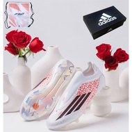 F50 Elite laceless FG"Yamal exclusive color" Size: 36-45 Anti slip and Wear resistant Football Shoes