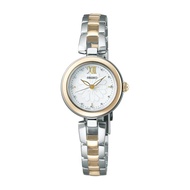 [Seiko Watch] Seiko Selection Women's Solar SWFA198 Women's Silver + Yellow Gold