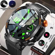 New Compass Smart Watch Men Sports Fitness Waterproof Watch LED Lights Voice Calling Full Touch Screen Smartwatch For Xiaomi ios